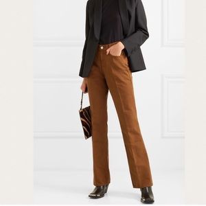 Re/Done Originals Orange Canvas Bell Bottoms